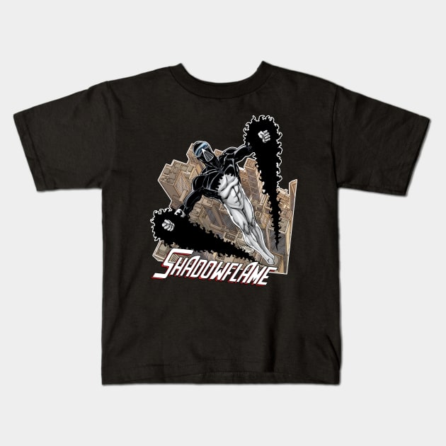 Shadowflame by John Byrne Kids T-Shirt by redanvilcomics